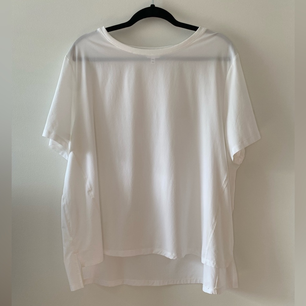 Soma White Short Sleeve Top - Size:XXL